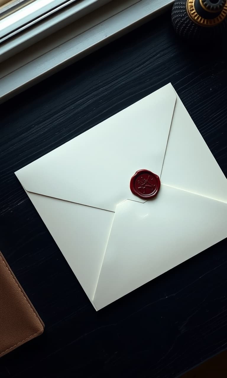 Carta y Foto — La carta, y dentro una foto vuestra en papel.