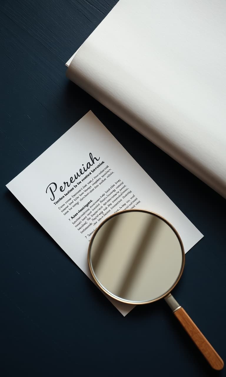 Escritura en espejo — Solo se lee delante de un espejo.